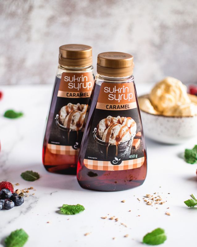 SukrinSirup Caramel, 450 g